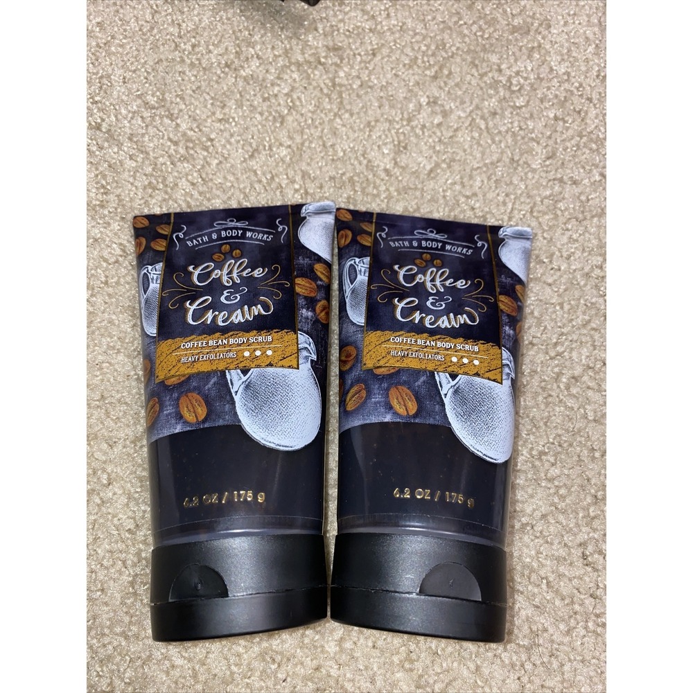 Bath & Body‎ Works Coffee & Cream Coffee Bean Body Scrub 2x